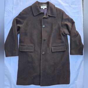 Larry Levine Dark‎ Brown Wool Jacket Sz 8